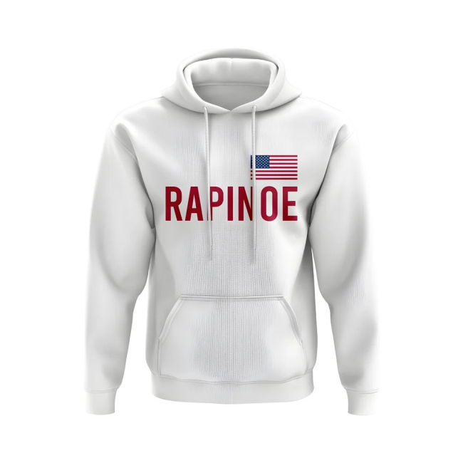 Megan Rapinoe USA Name Hoody (White)