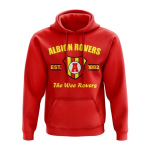 Albion Rovers Established Hoody (Red)