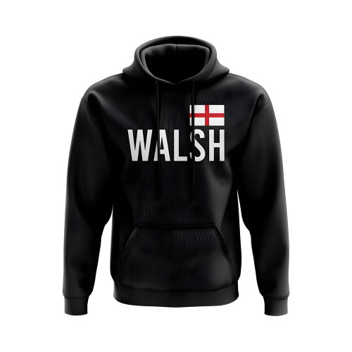 Keira Walsh England Name Hoody (Black)  Keira Walsh England Name Hoody (Black)