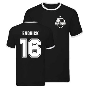Real Madrid Ringer T-shirt (Endrick 16)