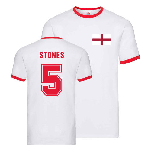 England Ringer T-Shirt (John Stones 5)