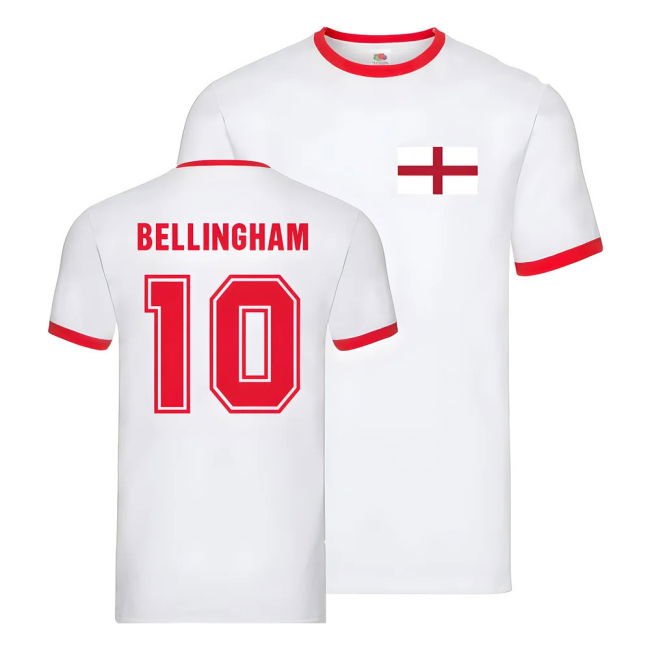 England Ringer T-Shirt (Jude Bellingham 10)