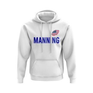 Peyton Manning USA Name Hoody (White)