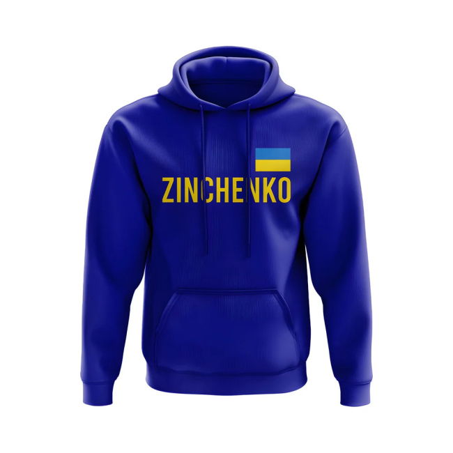Oleksandr Zinchenko Ukraine Name Hoody (Blue)