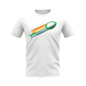 Eat Sleep Rugby Repeat T-Shirt (White/Green)