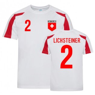 Stephan Lichsteiner Switzerland Sports Training Jersey (White-Red)