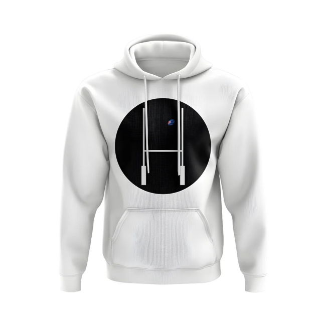 New Zealand Rugby Posts Circle Hoody (White)