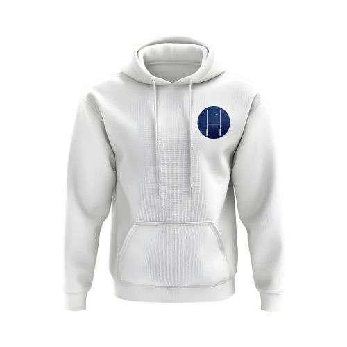 Scotland Rugby Posts Logo Hoody (White)