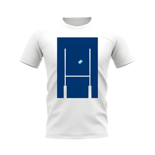 Scotland Rugby Posts T-Shirt (White)