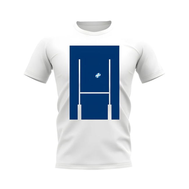 Scotland Rugby Posts T-Shirt (White)