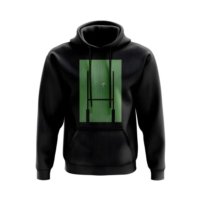 South Africa Rugby Posts Hoody (Black)