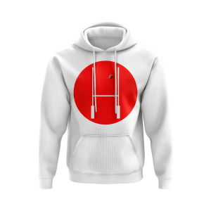Wales Rugby Posts Circle Hoody (White)