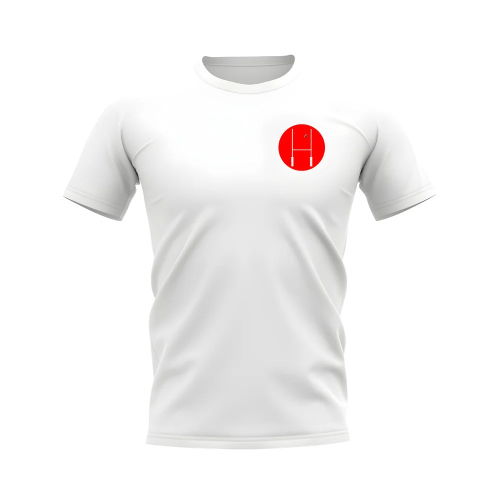 Wales Rugby Posts Logo T-Shirt (White)