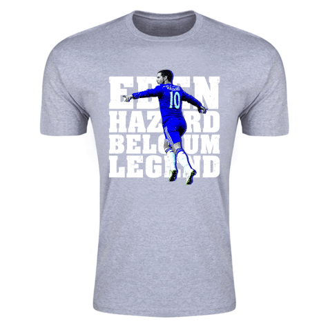 Eden Hazard Belgium Legend T-Shirt (Grey) - Kids
