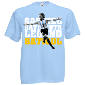 Gabriel Batistuta Argentina Legend T-Shirt (Sky) - Kids