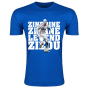 Zinedine Zidane France Legend T-Shirt (Blue) - Kids
