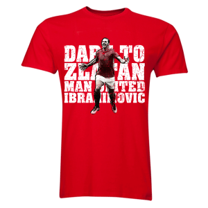 Zlatan Ibrahimovic Dare to Zlatan Man Utd T-Shirt (Red) - Kids