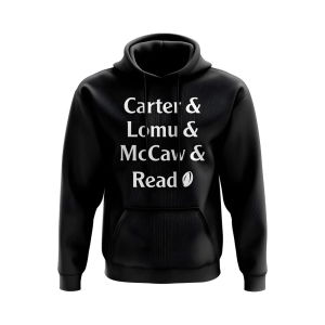 Carter, Lomu, McCaw, Read All Blacks Rugby Hoody (Black)