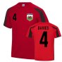 Ben Davies Wales Sports Training Jersey (Red)