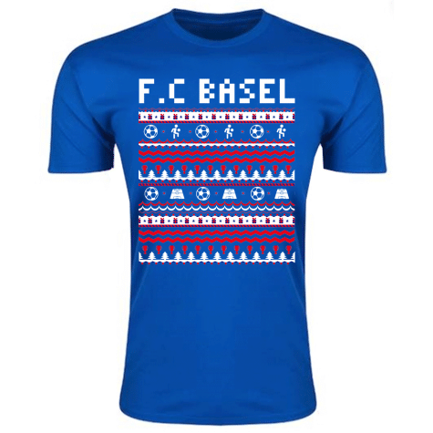 Basel Christmas T-Shirt (Blue) - Kids