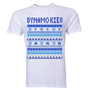 Dynamo Kiev Christmas T-Shirt (White) - Kids