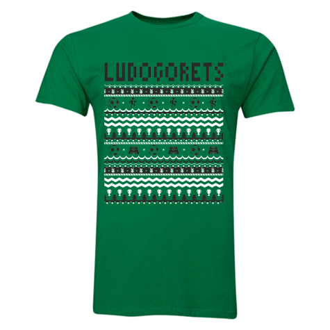 Ludogorets Christmas T-Shirt (Green) - Kids