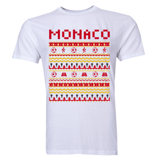 Monaco Christmas T-Shirt (White) - Kids