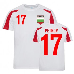 Martin Petrov Bulgaria Sports Training Jersey (White-Red)