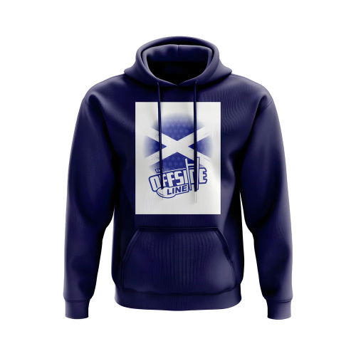 The Offside Line Scotland Flag Hoody (Navy)
