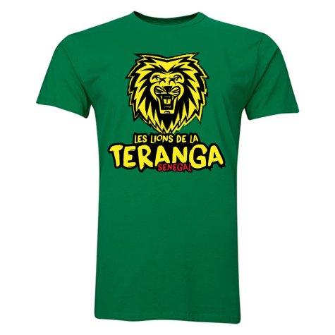 Senegal Les Lions De La Teranga T-Shirt (Green) - Kids