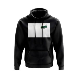 Rugby Ball Offside Line Hoody (Black/White)