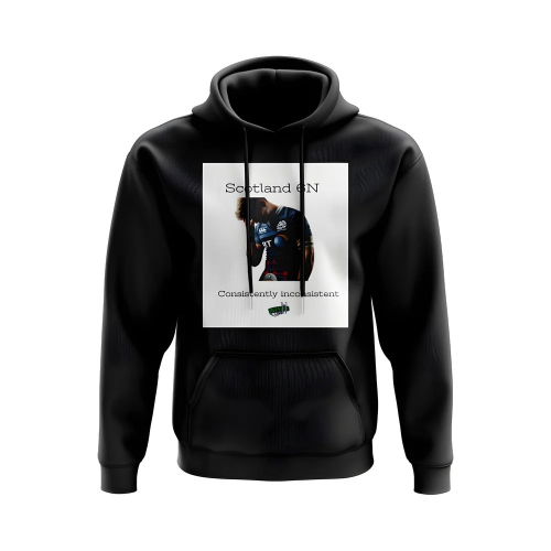 Consistent Scotland Rugby Hoody (Black/White)