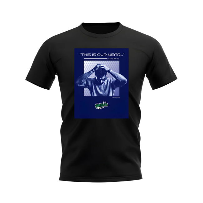 Scotland Our Year Rugby T-shirt - Version 2 (Black/Navy)