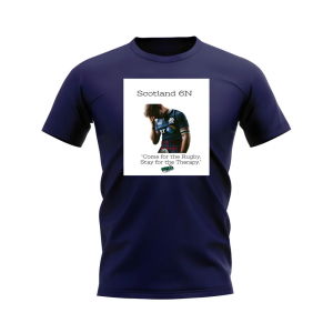 Scotland Therapy Rugby T-Shirt (Navy)