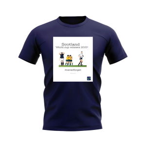 Scotland 2015 Rugby T-Shirt (Navy/White)