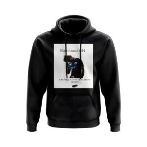 Scotland 2000 Rugby Hoody (Black/White)