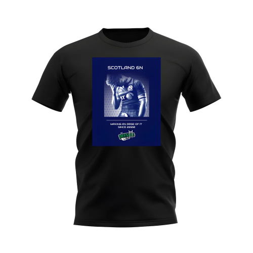 Scotland 2000 6 Nations T-Shirt (Black)
