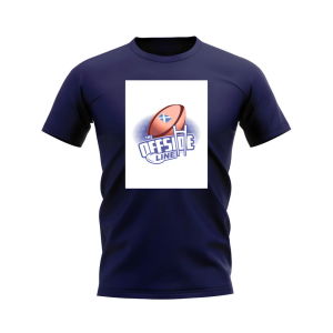 Scotland Ball Offside Line T-Shirt (Black/White)