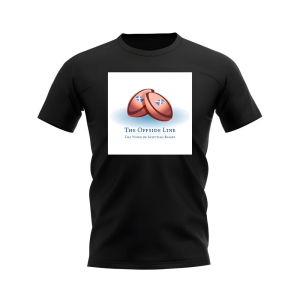Scotland Offside Line Logo Rugby T-Shirt - Version 4 (Black/White)