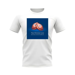 Scotland Offside Line Logo Rugby T-Shirt - Version 5 (White/Blue)