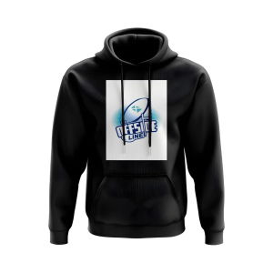 Scotland Offside Line Logo Rugby Hoody - Version 2 (Black/White)
