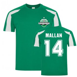 Stevie Mallan Hibs Sports Training Jersey (Green)