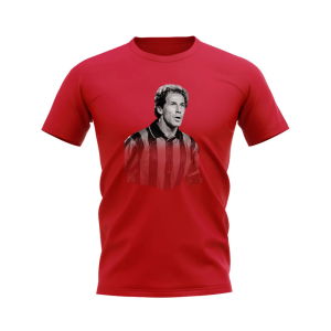 Franco Baresi AC Milan Legend T-Shirt (Red)