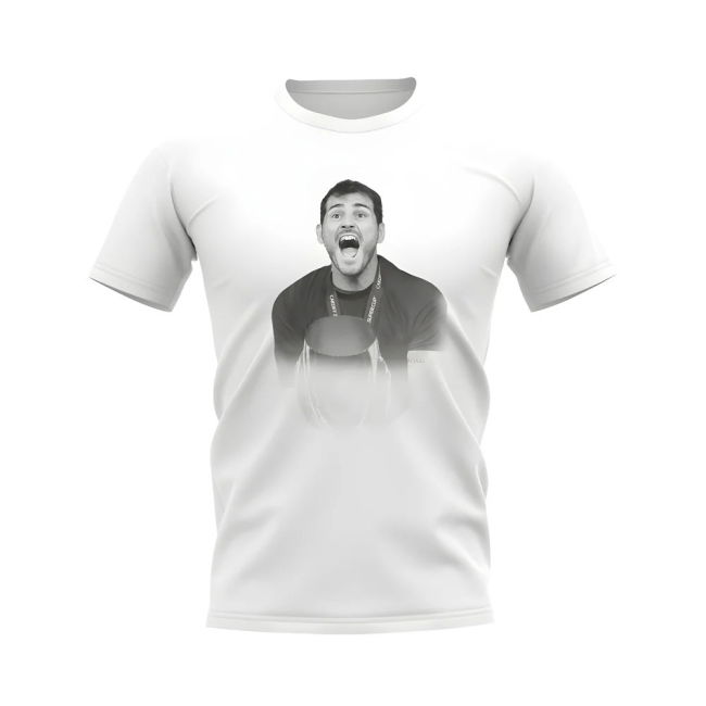 Iker Casillas Real Madrid Legend T-Shirt (White)