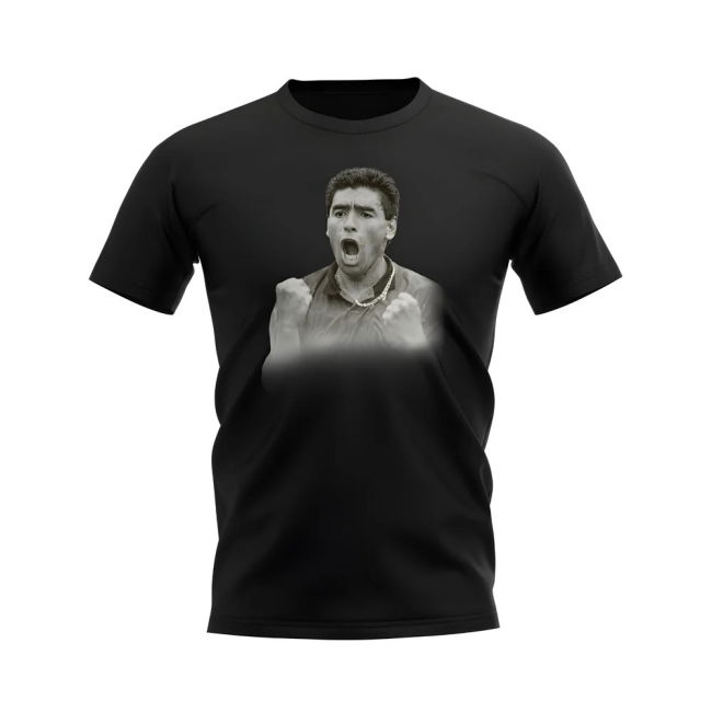 Diego Maradona Argentina Legend T-Shirt (Black)