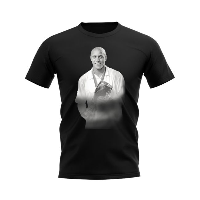 Roberto Carlos Real Madrid Legend T-Shirt (Black)
