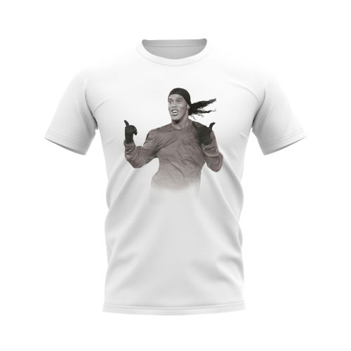 Ronaldinho Brazil Legend T-Shirt (White)