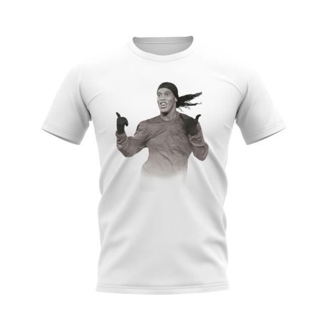 Ronaldinho Brazil Legend T-Shirt (White)