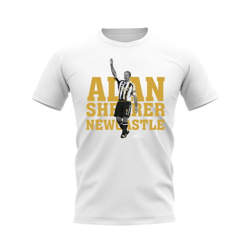 Alan Shearer Newcastle Player Tee (White)