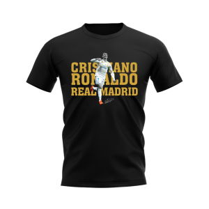 Cristiano Ronaldo Real Madrid Player Tee (Black)